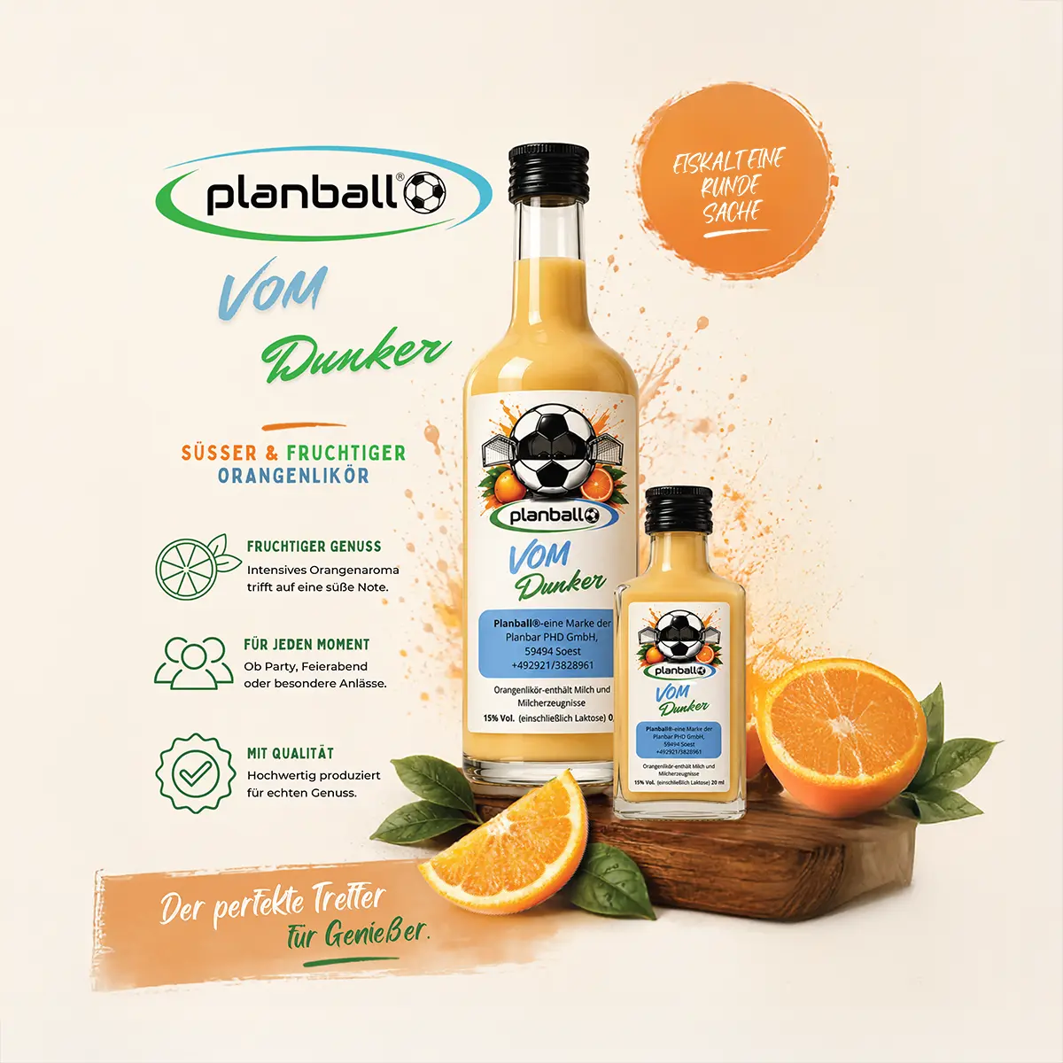 Planball Orangenlikör